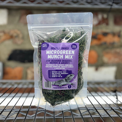 dried microgreen munch mix for bearded dragons
