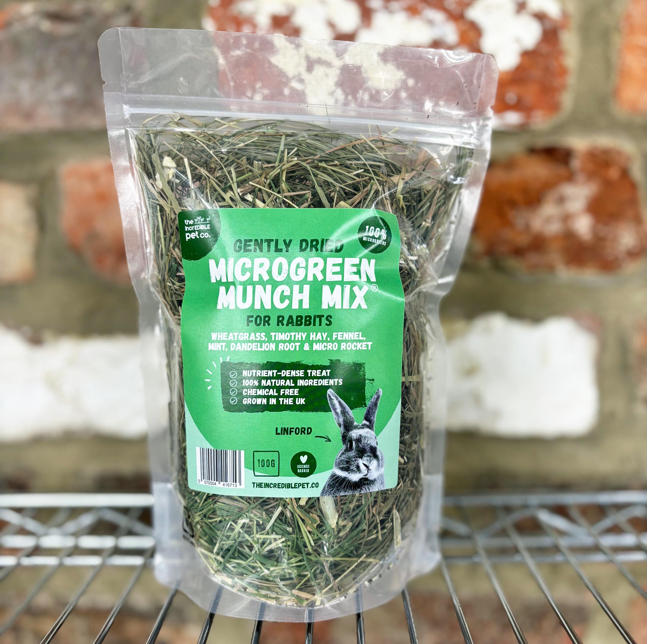 Gently Dried Microgreen Munch Mix - Rabbits